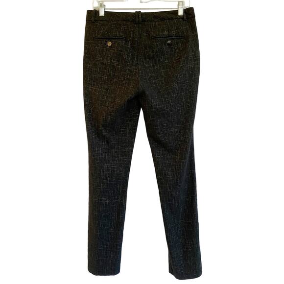 Calvin Klein Women's Printed Black Gold Metallic Hatch Ankle Pants 6 - Picture 3 of 14